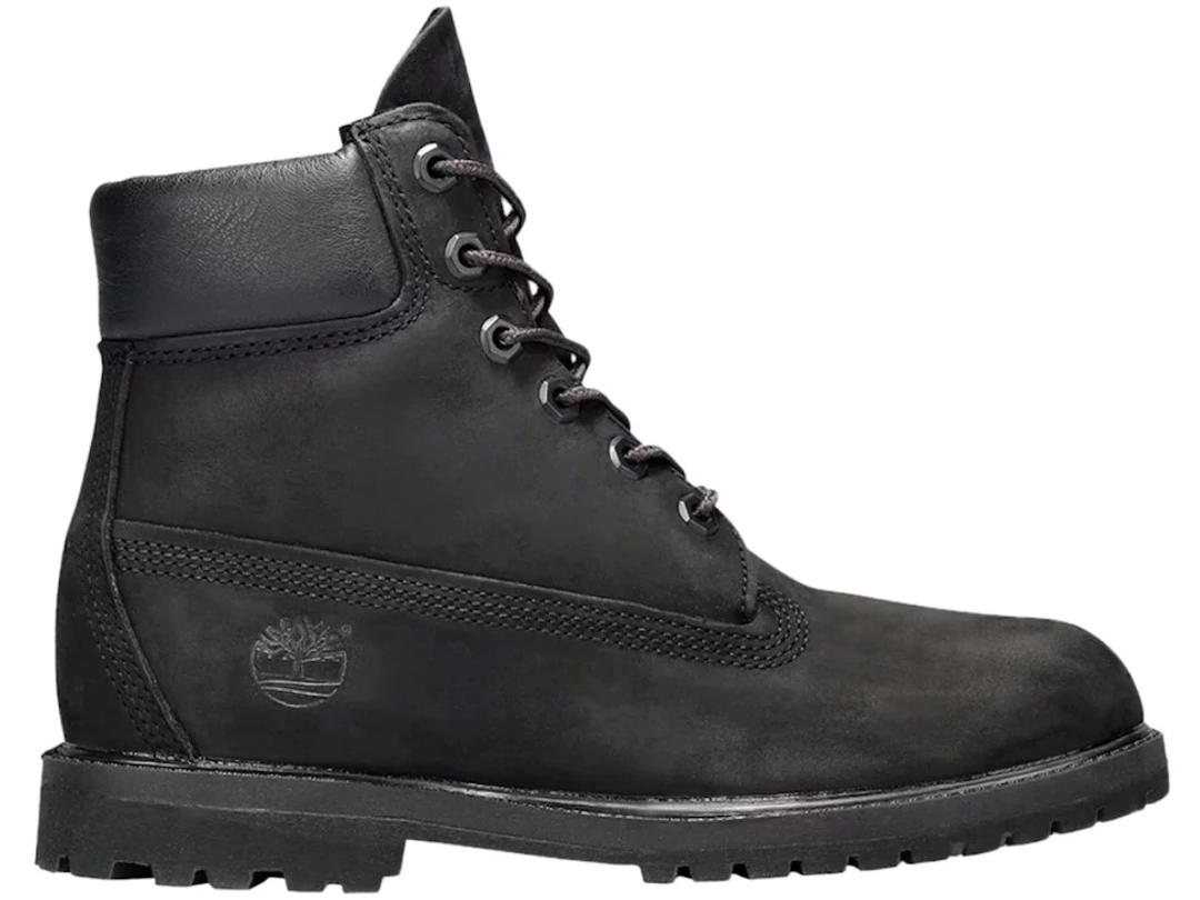 Timberland Timberland 6 Inch Premium Waterproof Boots Black Nubuck (Women's)