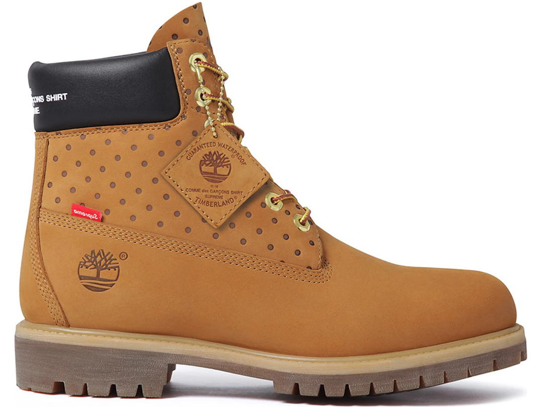 Timberland Timberland 6" Boot Supreme x Comme des Garcons Wheat