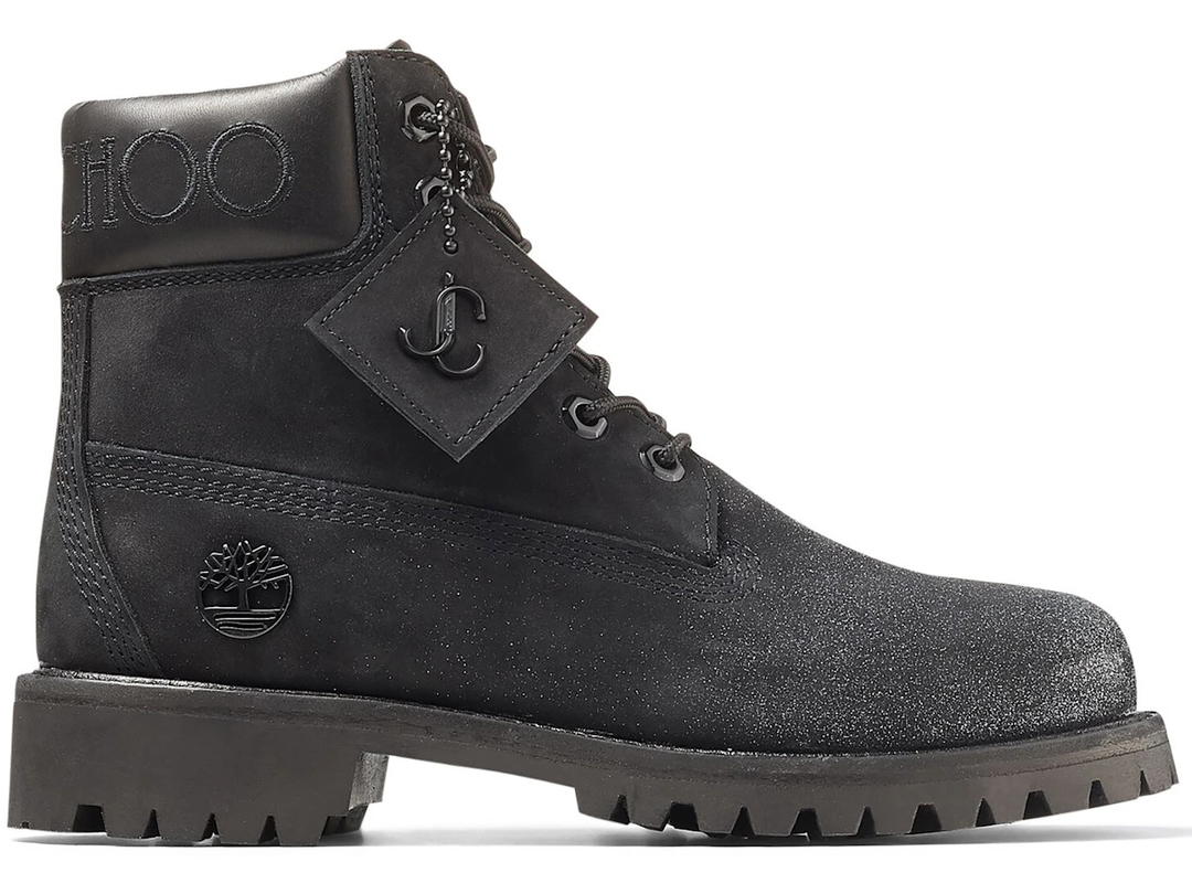 Timberland Timberland 6" Boot Jimmy Choo Premium Black Glitter