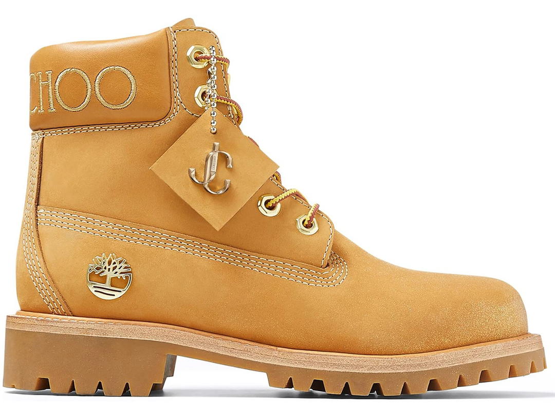 Timberland Timberland 6" Boot Jimmy Choo Premium Wheat Gold Glitter (Women's)