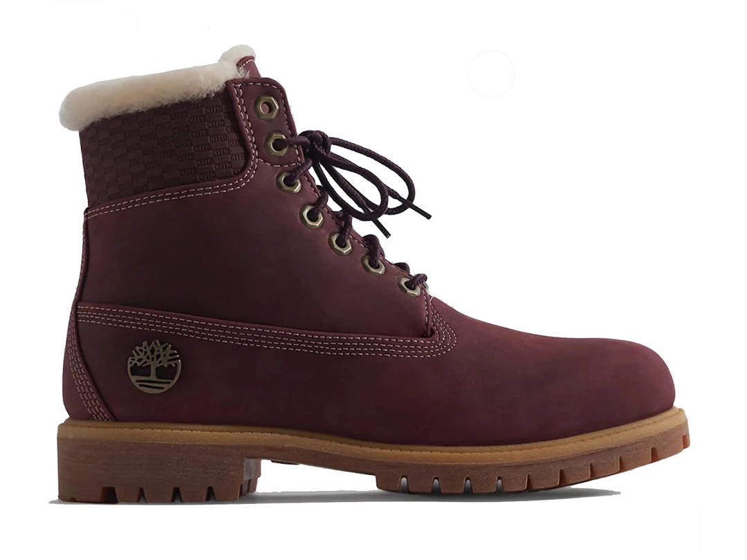 Timberland Timberland 6" Premium Shearling Boot Ronnie Fieg Kith Burgundy