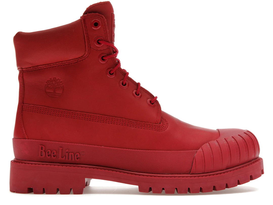 Timberland Timberland 6" Boot Premium Bee Line Rubber Toe WP Red Nubuck (Women's)