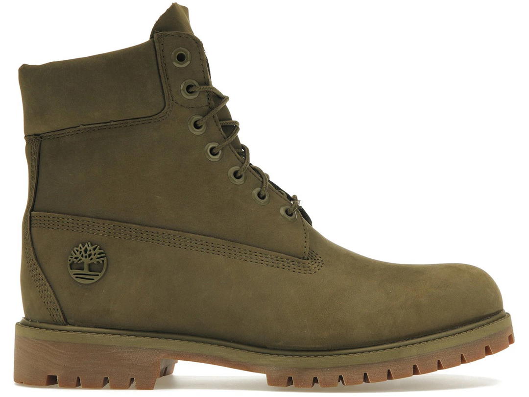 Timberland Timberland 6" Heritage Premium Waterproof Boot Olive Nubuck