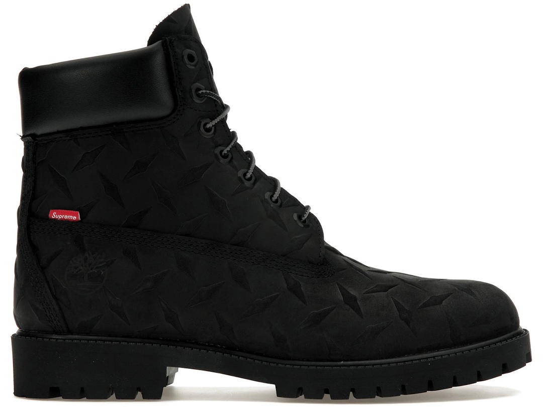 Timberland Timberland 6" Premium Waterproof Boot Supreme Diamond Plate Black