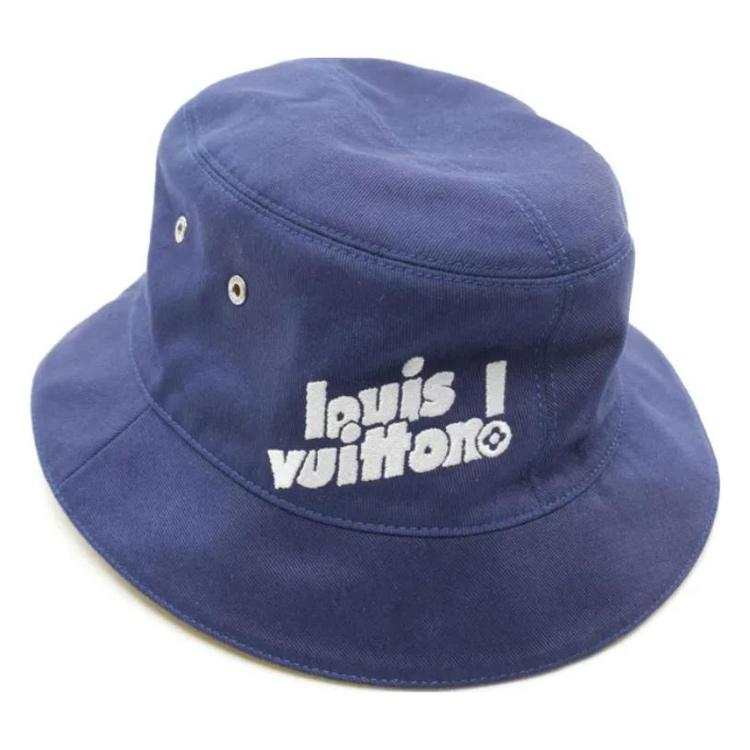 Louis Vuitton Louis Vuitton Cotton Bucket Hats Men's Blue