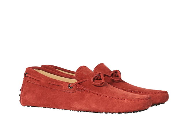Tod's Tod's Laccetto Gommino Carshoe Red - view 1
