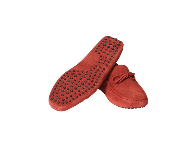 Tod's Tod's Laccetto Gommino Carshoe Red - view 2