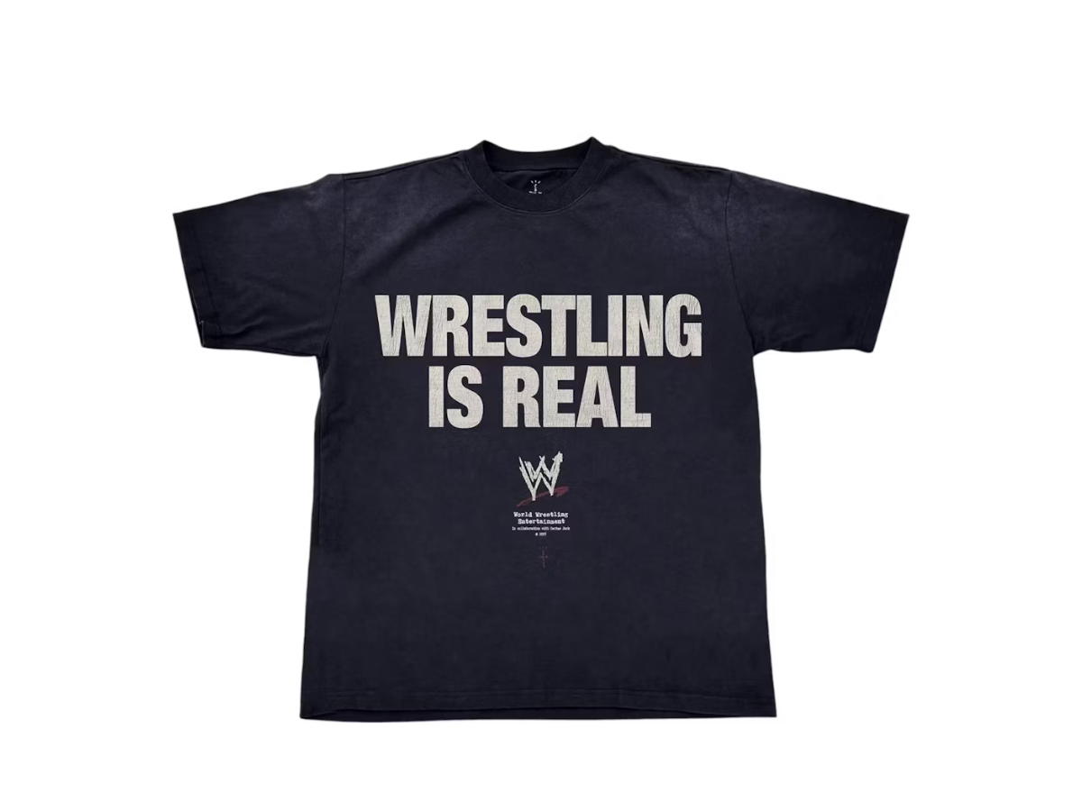 Travis Scott Travis Scott Wrestling Is Real T-shirt Black