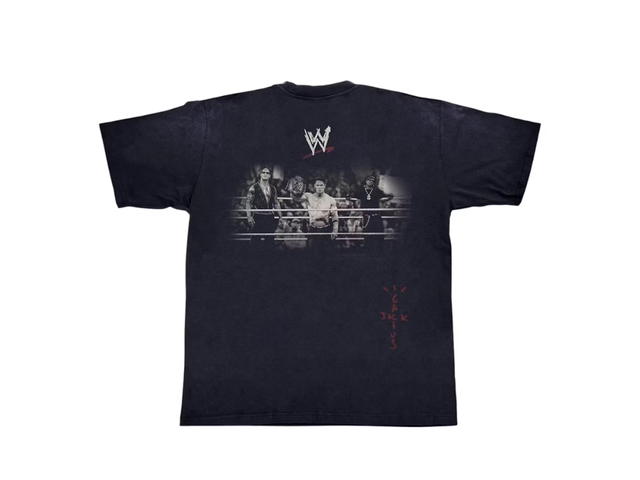 Travis Scott Travis Scott Wrestling Is Real T-shirt Black - view 2