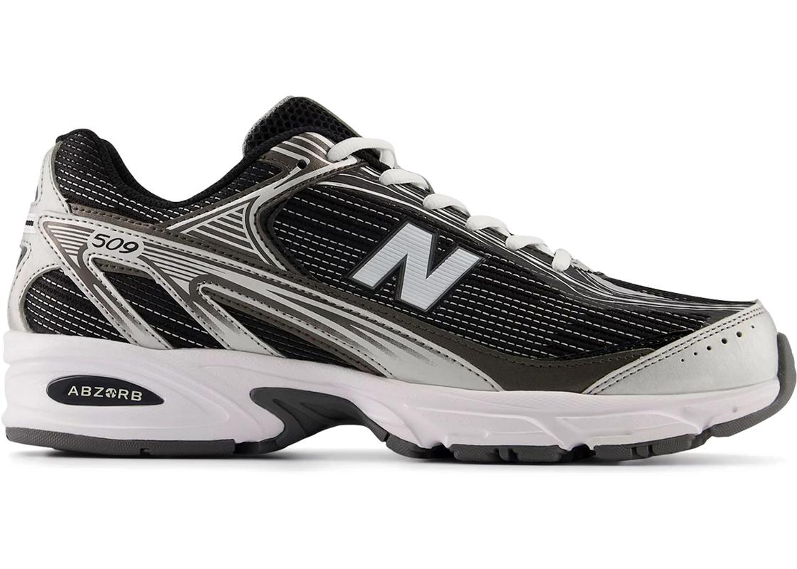 New Balance New Balance 509 Black White Silver Metallic