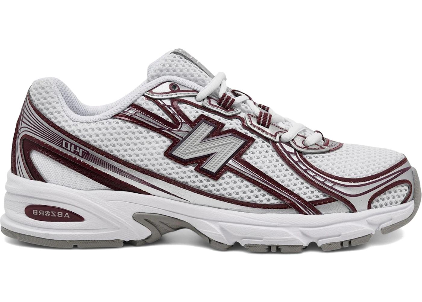 New Balance New Balance 740v2 White Burgundy Silver