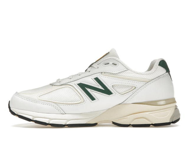 New Balance New Balance 990v4 MiUSA White Green - view 3