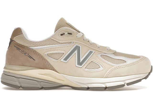 New Balance New Balance 990v4 MiUSA Limestone - view 1