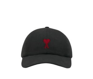Buy Ami Paris De Coeur Embroidery Cap Navy Black at Sasom – Authentic and Ready to Ship