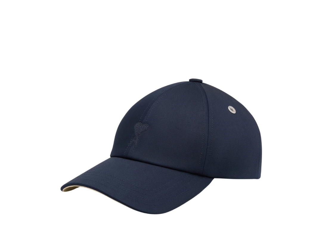 Ami Paris Ami Paris De Coeur Embroidery Cap Navy Blue