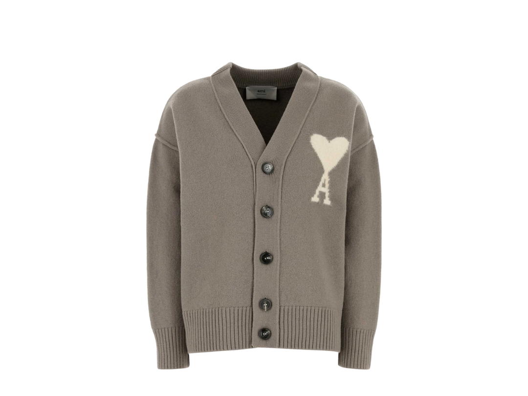Ami Paris Ami Paris Cardigan Beige