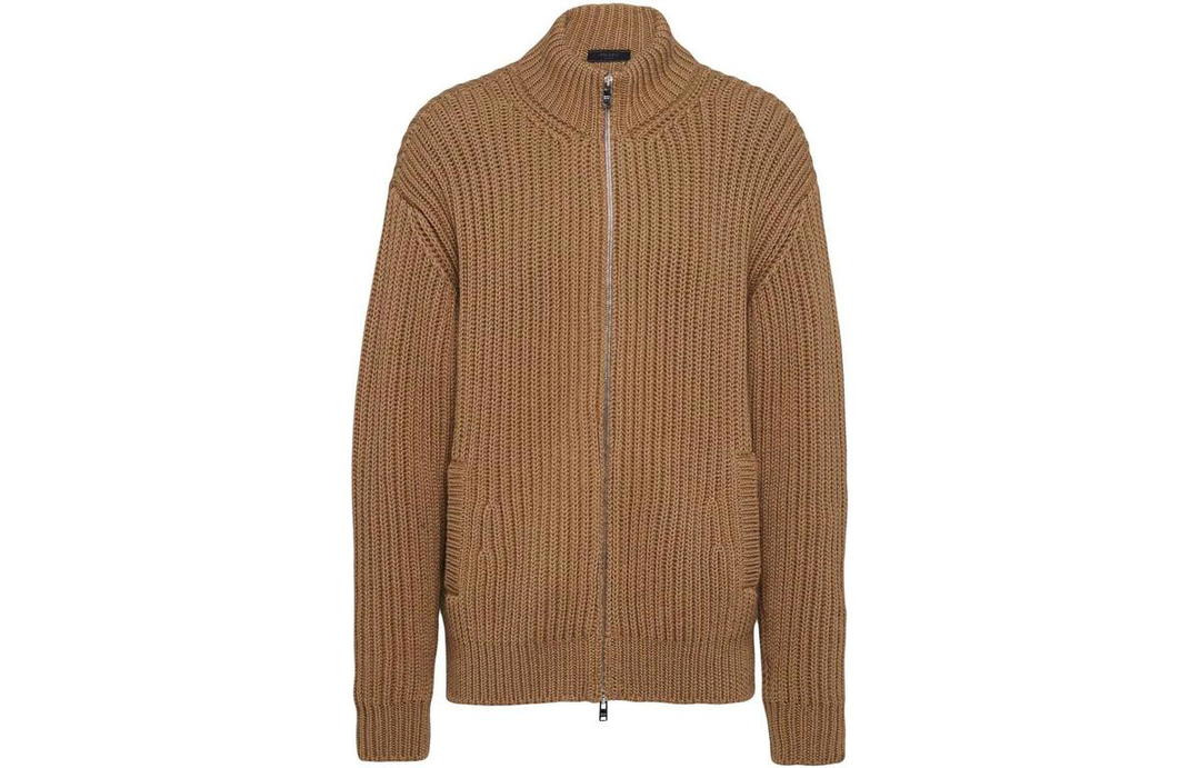 Prada Prada SS23 Sweater Men's Camel Brown