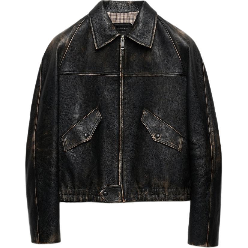 Prada Prada Nappa Leather Jacket