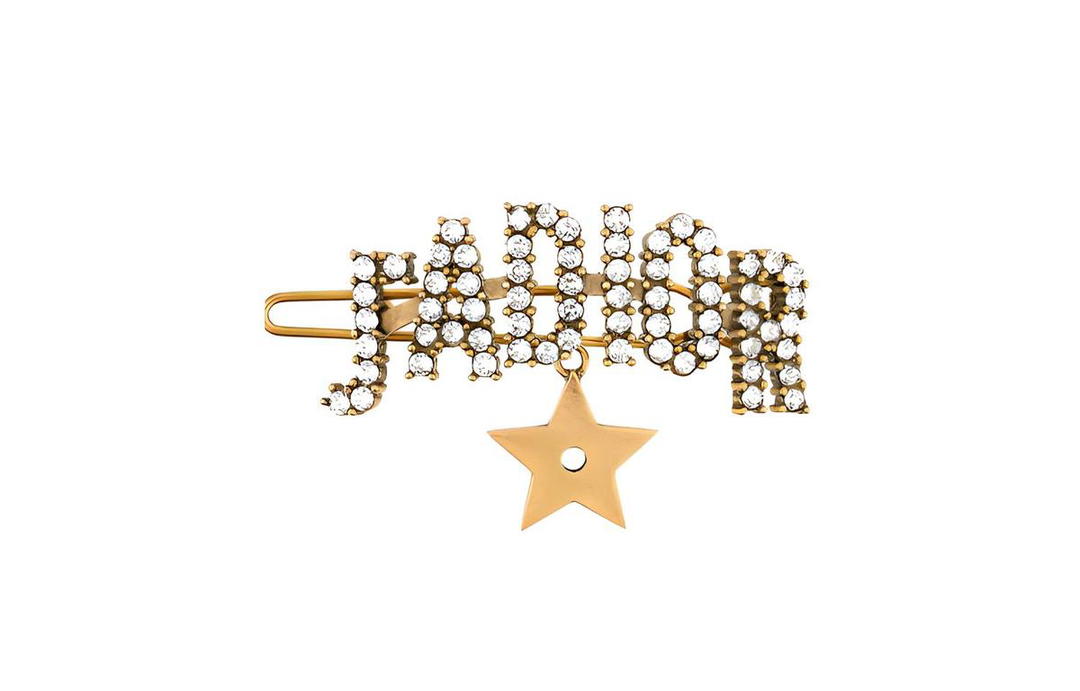 Dior Dior J'ADIOR Hair Clips Women's Gold White