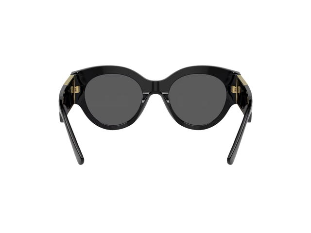 Versace Versace Sunglasses In Black Frame With Dark Grey Lens - view 4