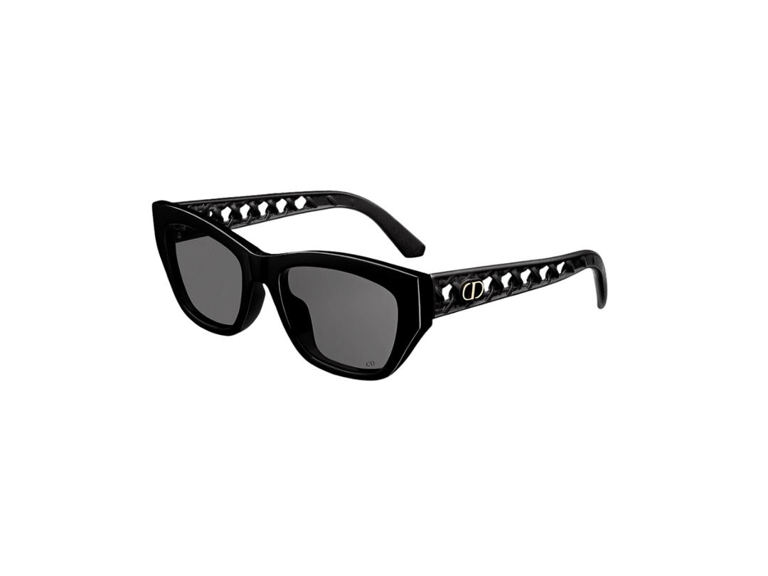 Dior Dior VeryDior S2F In Black Square Acetate Frame With Gray Lenses