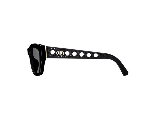 Dior Dior VeryDior S2F In Black Square Acetate Frame With Gray Lenses - view 3