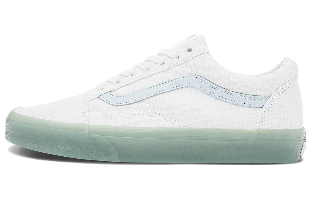 Vans Vans Old Skool Side Stripe Lightweight Wear Resistant Low Top Casual Skate Shoes Unisex Blue