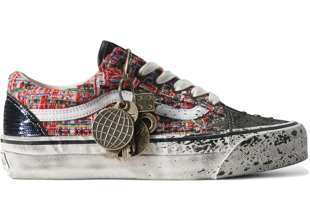 Vans Vans Premium Old Skool Charms Red Black