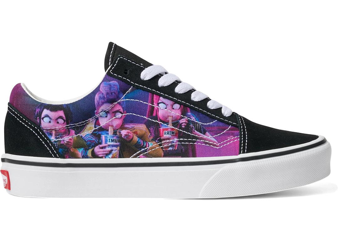 Vans Vans Old Skool KPop Demon Hunters Black Purple (GS)