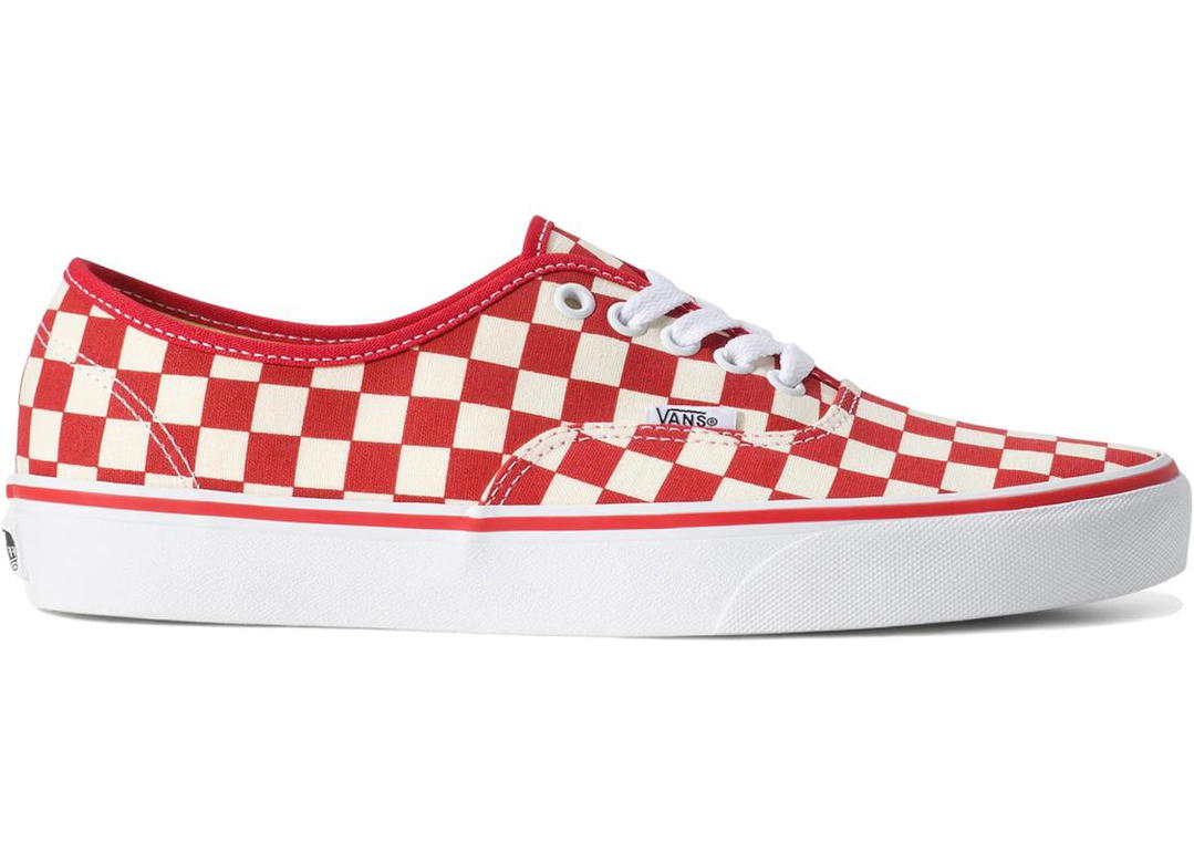 Vans Vans Authentic Checkerboard Racing Red White