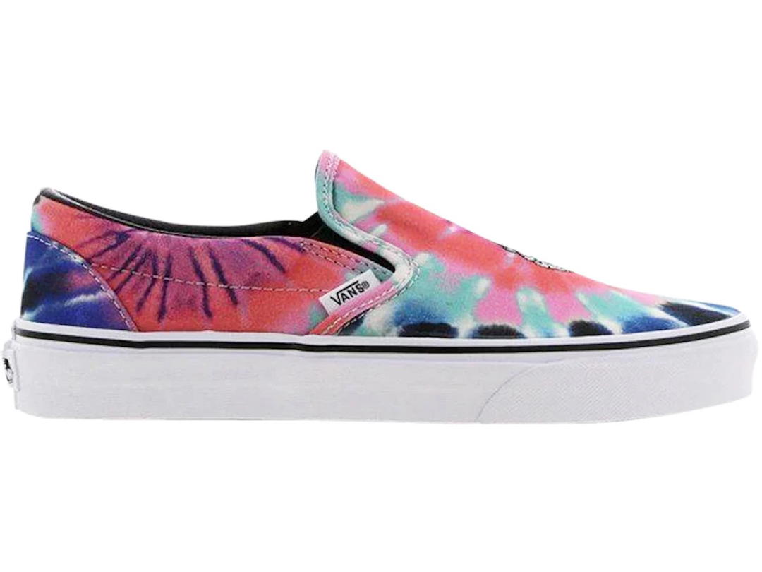 Vans Vans Classic Slip-On Tie-Dye Skeleton Rose