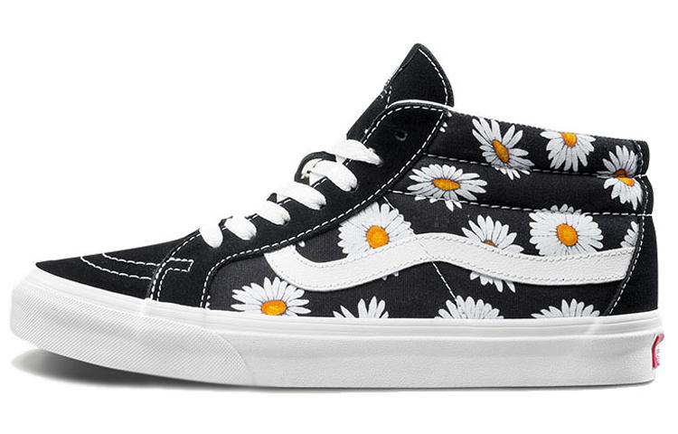 Vans Vans SK8 Mid Flower Pattern 'Black White'