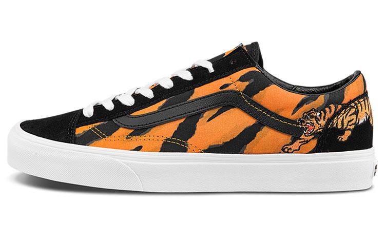 Vans Vans Unisex Style 36 Low Top Sneakers Black/Orange
