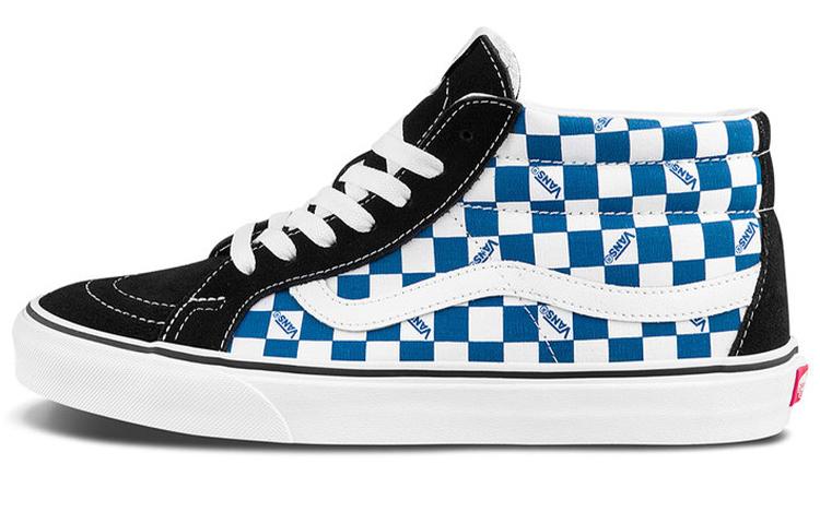 Vans Vans Sk8 mid Checkerboard Blue/White