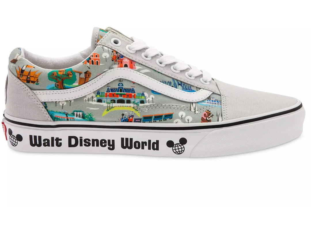 Vans Vans Old Skool Walt Disney World 50th Anniversary Park Map