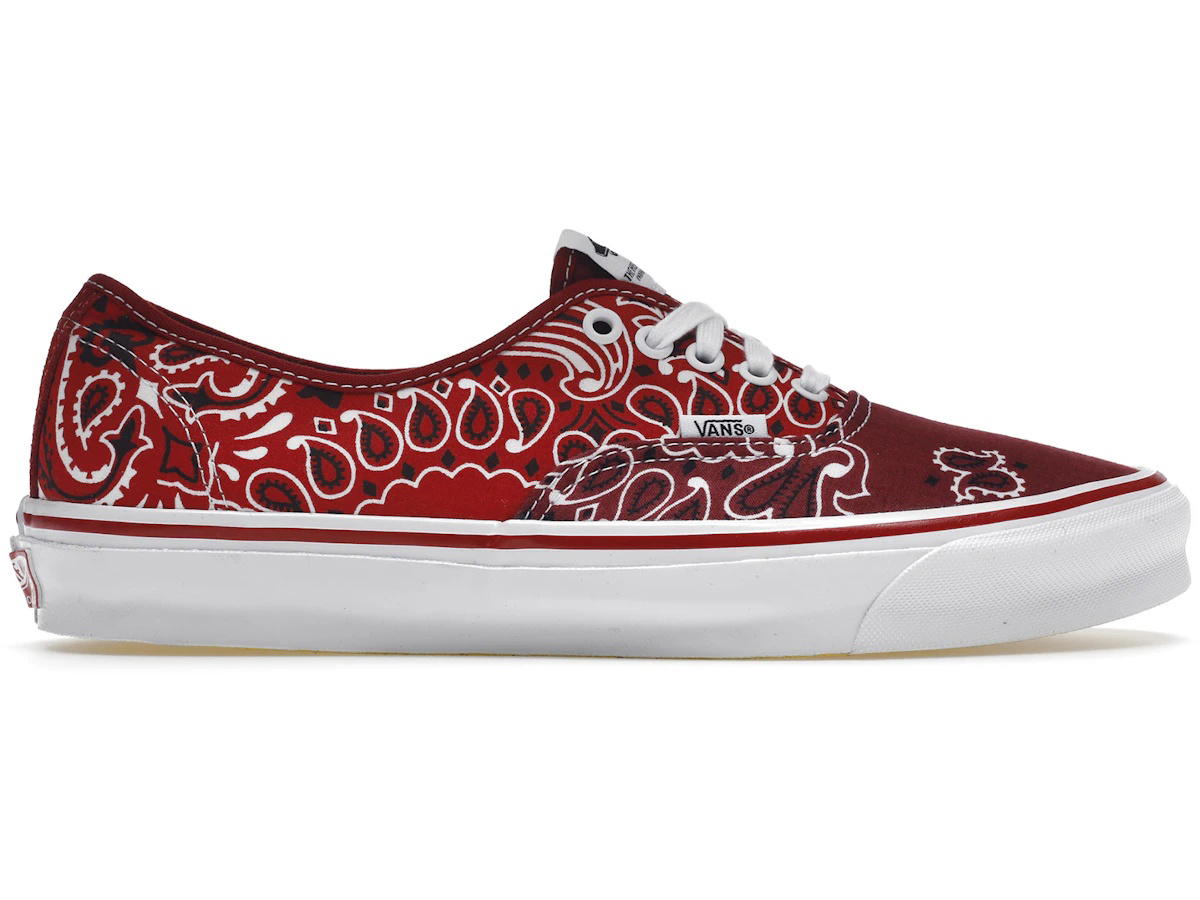 Vans Vans Vault OG Authentic LX Bedwin & the Heartbreakers Red Bandana