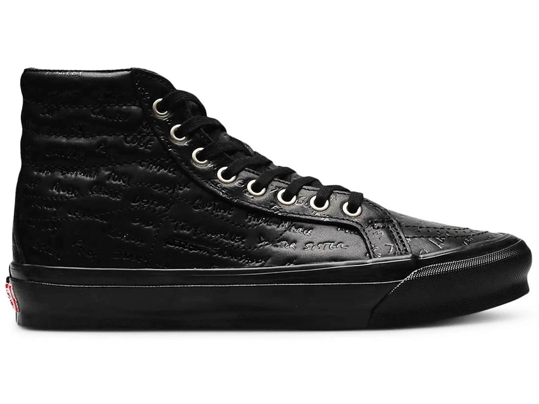 Vans Vans Sk8-Hi LX Jim Goldberg Black Leather