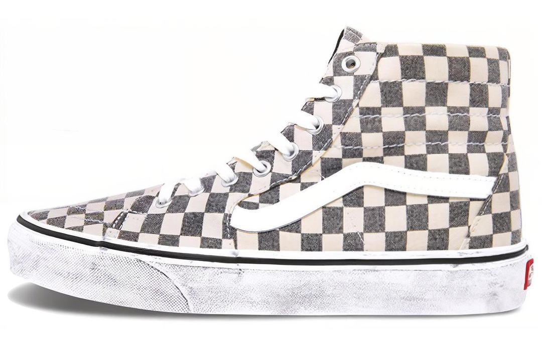 Vans Vans SK8 HI Tapered Grey/White Washed Checkboard