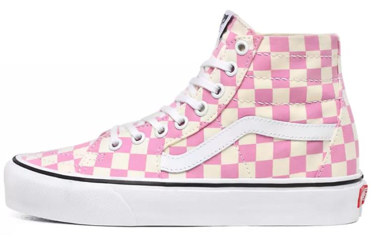 Vans Vans Checkerboard SK8 HI Tapered Shoes Pink Women's
