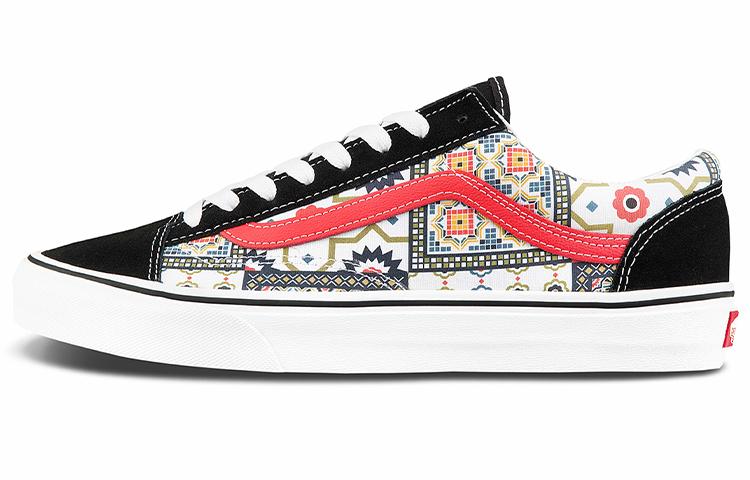 Vans Vans Style 36 Moroccan Tile Check Skate Shoes Black/Red