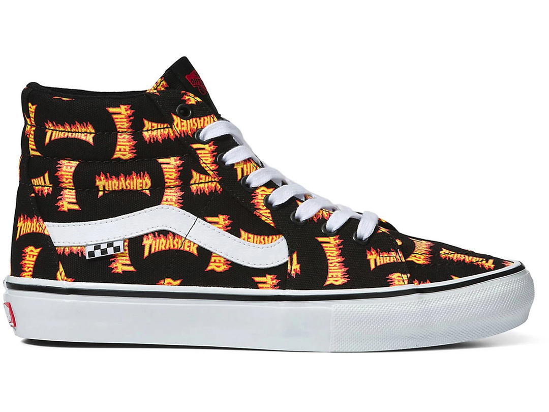 Vans Vans Sk8-Hi Thrasher Allover Logo Black