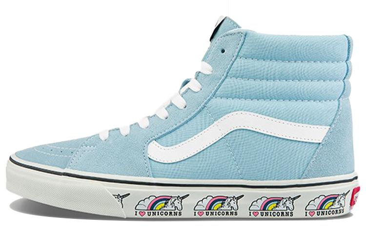 Vans Vans SK8 HI Casual Skateboarding Shoes Unisex Navy Blue