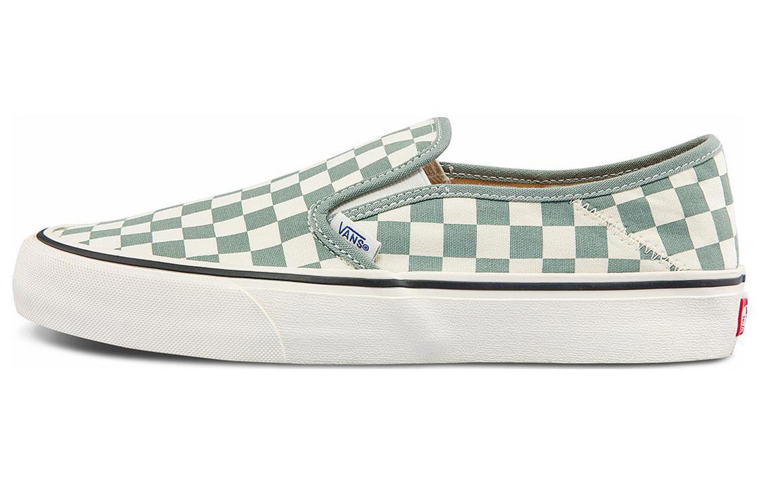 Vans Vans Slip on Low Tops Casual Skateboarding Shoes Unisex Green White