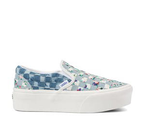 Buy Vans Classic Slip-On Stackfoam Denim Weave (Women's) at Sasom – Authentic and Ready to Ship