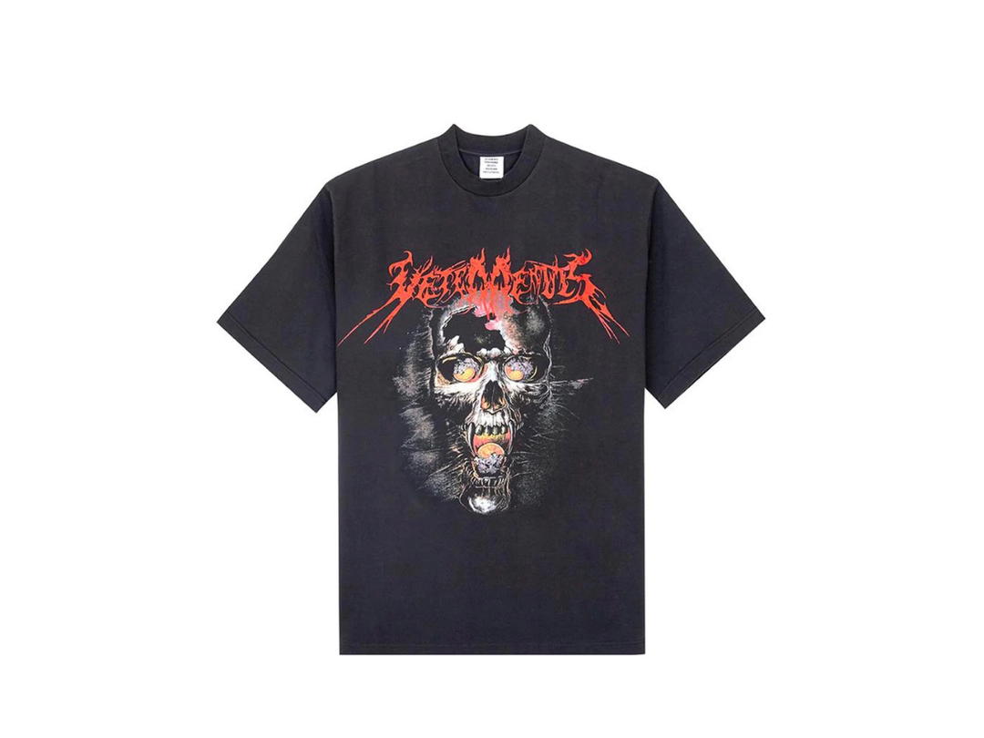 Vetements Vetements Skull Tee Black