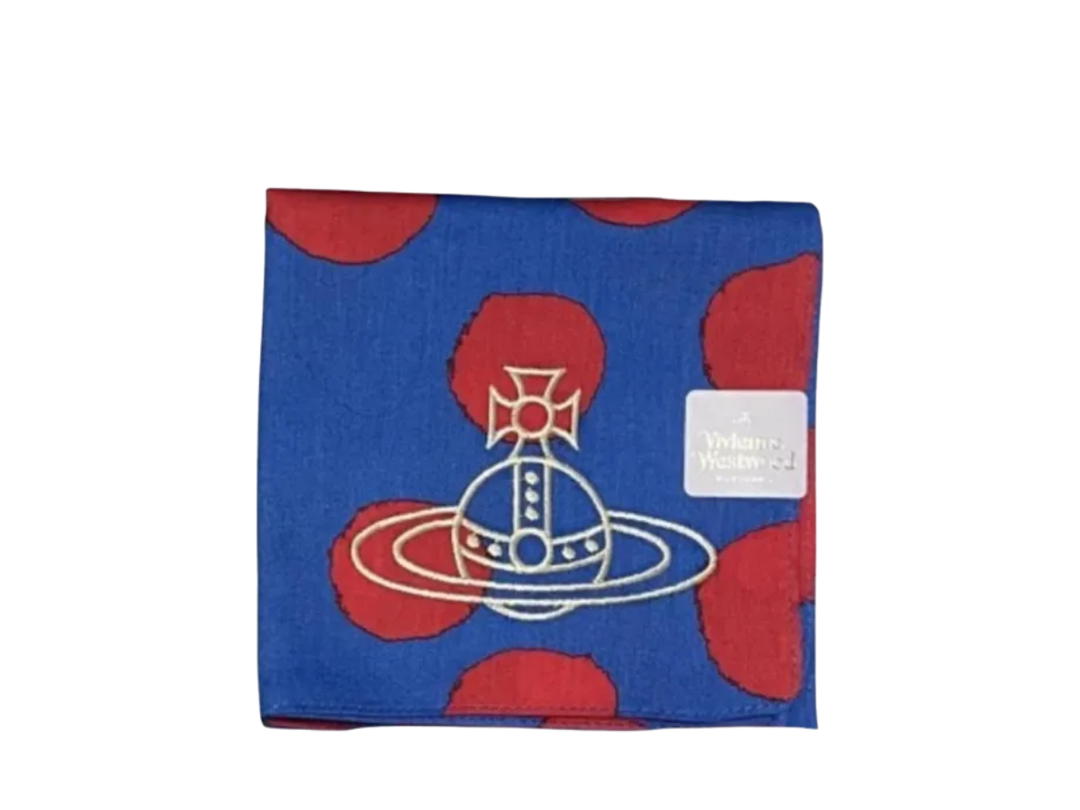 Vivienne Westwood Vivienne Westwood Silk Scarves Unisex Blue Red