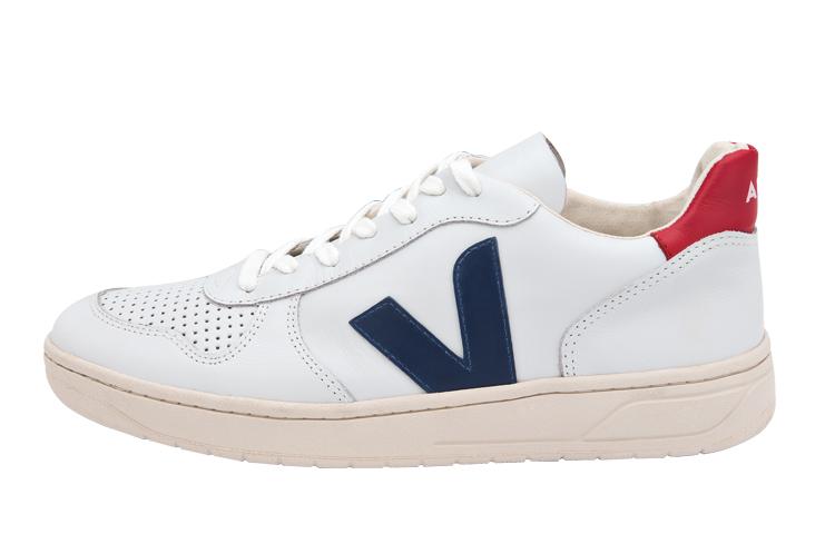 Veja VEJA V 10 Leather White Nautico Pekin