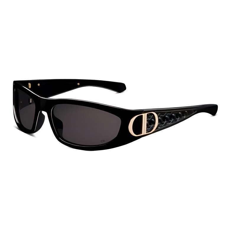 Dior Dior Irregular Shape Sunglasses Unisex Black