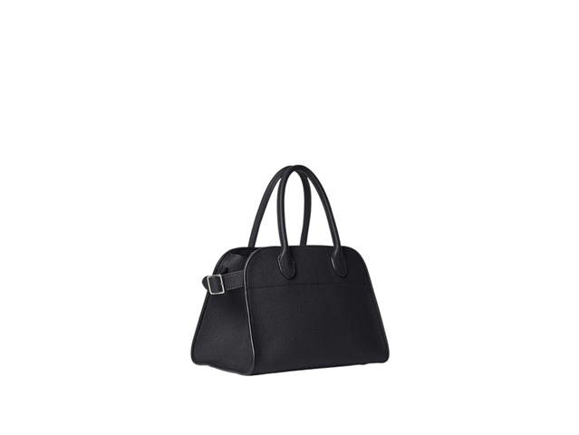 The Row The Row Soft Margaux 10 Bag In Calfskin Leather With Silver Hardware - view 2
