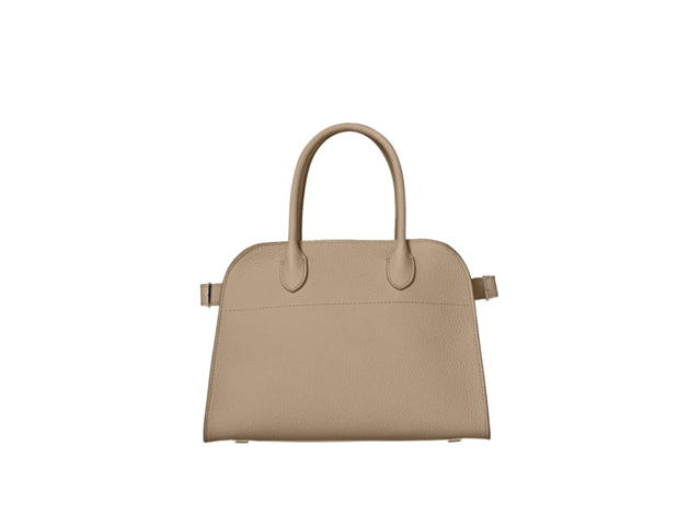 The Row The Row Soft Margaux 10 Bag In Calfskin Leather With Silver Hardware - view 1